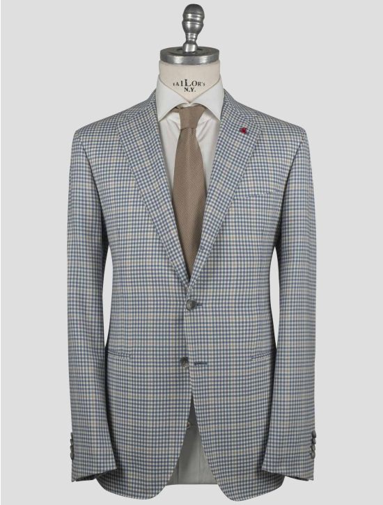 Isaia Isaia Multicolor Virgin Wool Blazer Multicolor 000