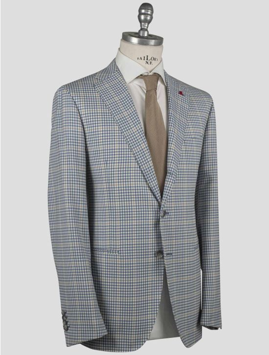 Isaia Isaia Multicolor Virgin Wool Blazer Multicolor 001