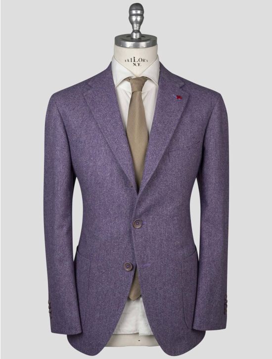 Isaia Isaia Purple Virgin Wool Blazer Purple 000