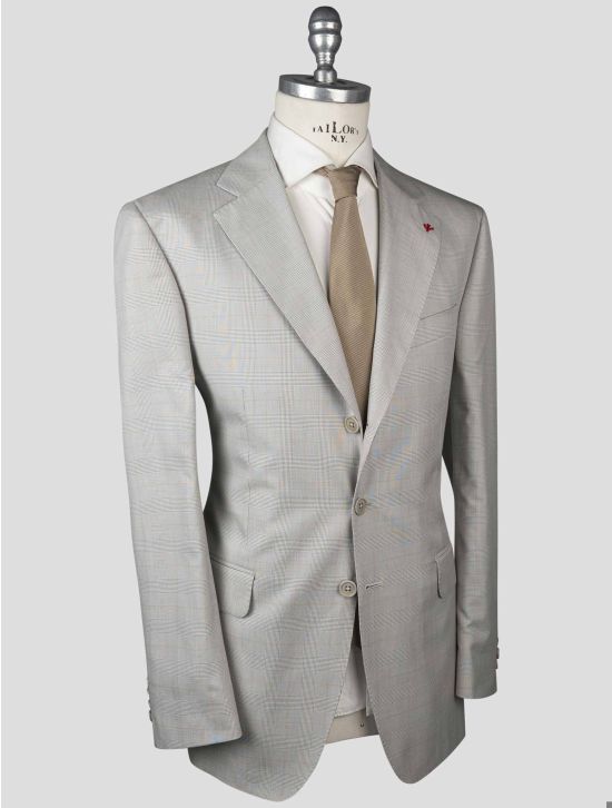 Isaia Isaia Gray Silk Cotton Blazer Gray 001