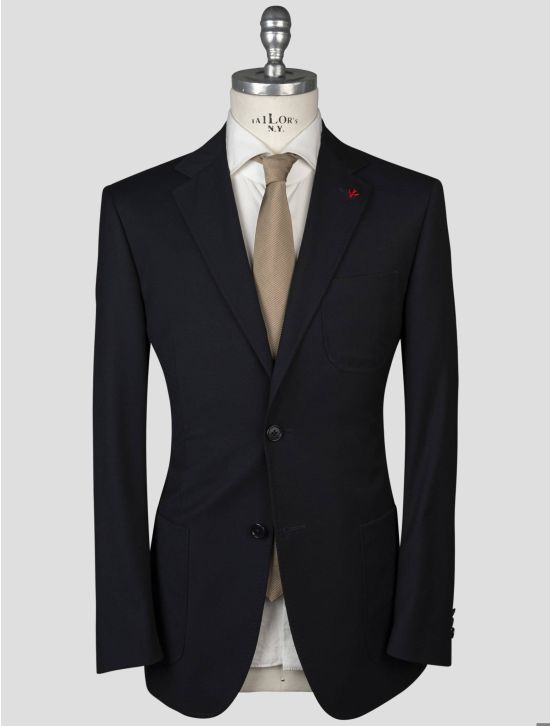 Isaia Isaia Blue Wool 130's Blazer Blue 000