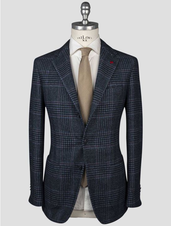 Isaia Isaia Multicolor Wool Pa Blazer Multicolor 000