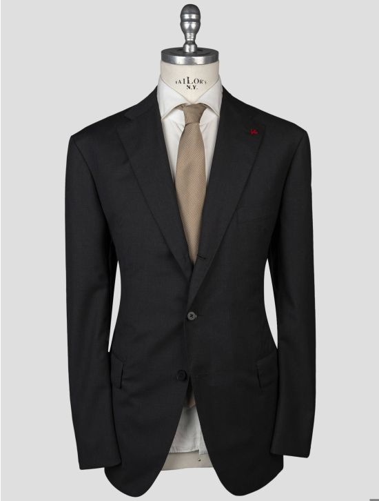 Isaia Isaia Black Wool 130's Blazer Black 000