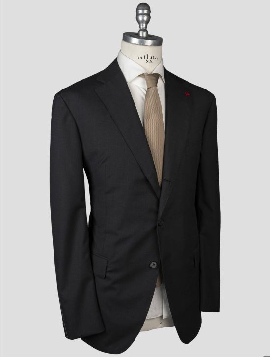 Isaia Isaia Black Wool 130's Blazer Black 001