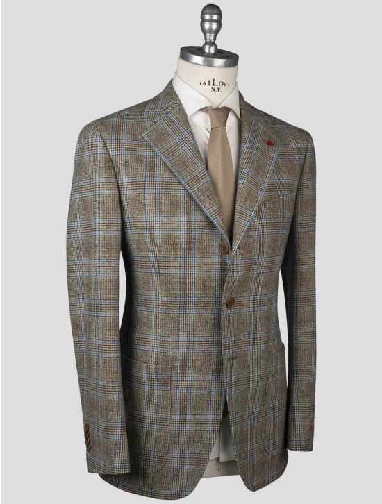 Isaia Isaia Multicolor Wool Cashmere Blazer Multicolor 001