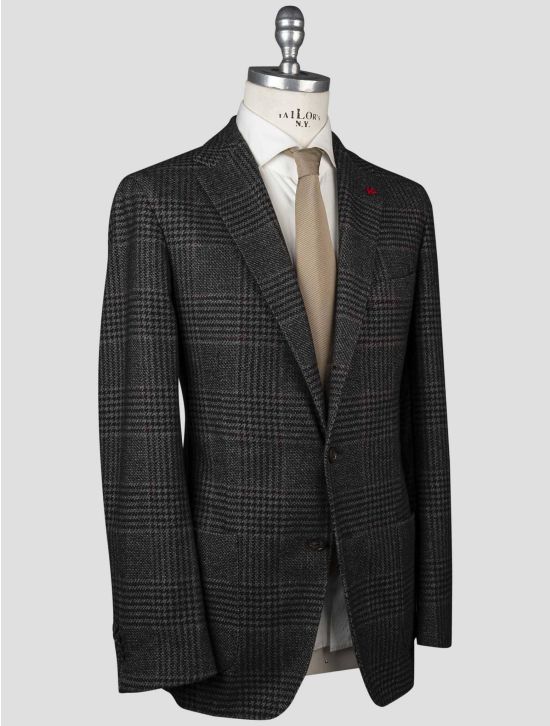 Isaia Isaia Multicolor Wool Pa Nylon Blazer Multicolor 001