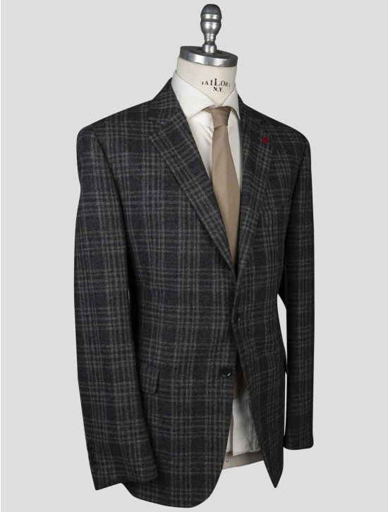 Isaia Isaia Multicolor Wool Cashmere Blazer Multicolor 001