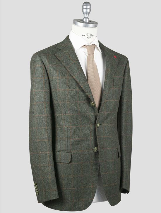 Isaia Isaia Multicolor Wool Cashmere Blazer Multicolor 001