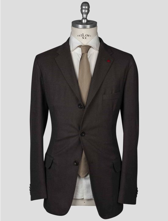 Isaia Isaia Brown Virgin Wool Blazer Brown 000