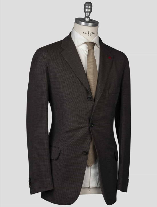 Isaia Isaia Brown Virgin Wool Blazer Brown 001