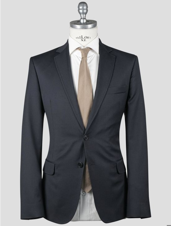 Isaia Isaia Dark Blue Wool 100's Blazer Dark Blue 000