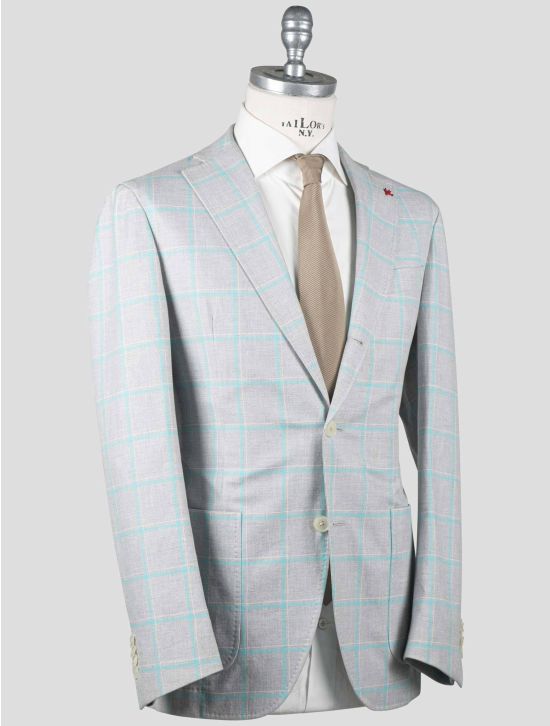 Isaia Isaia Multicolor Cotton Blazer Multicolor 001