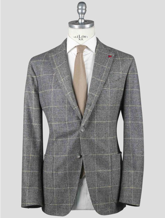 Isaia Isaia Multicolor Virgin Wool Blazer Multicolor 000