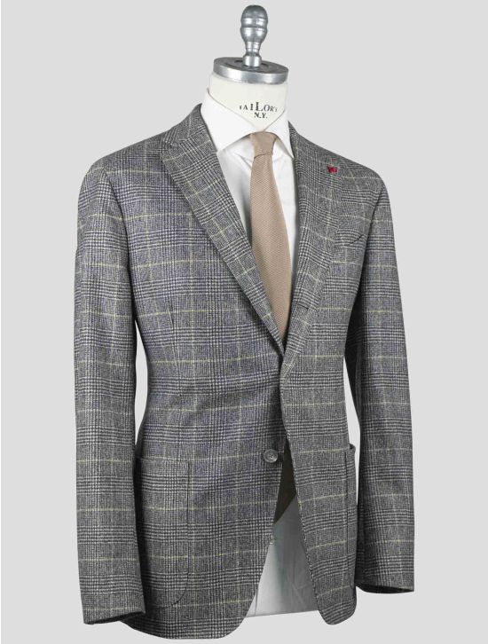 Isaia Isaia Multicolor Virgin Wool Blazer Multicolor 001