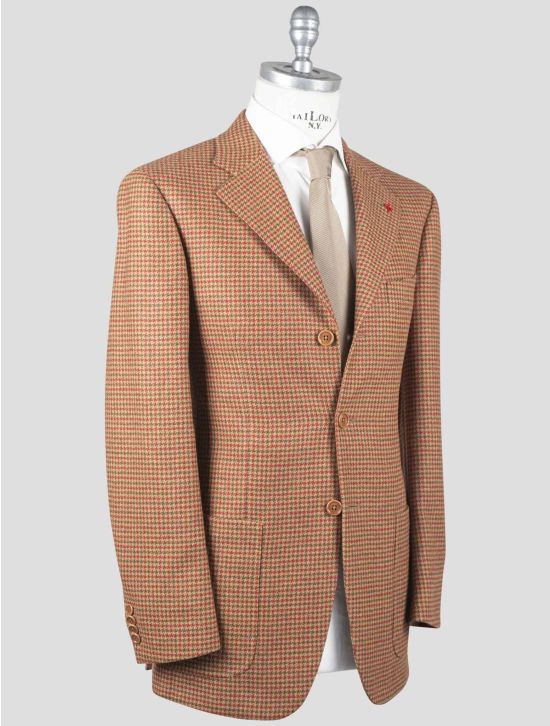 Isaia Isaia Multicolor Wool Cashmere Blazer Multicolor 001