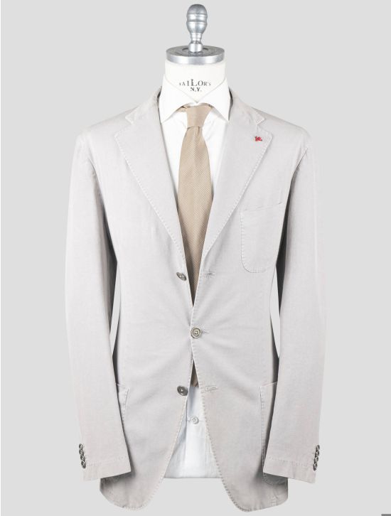 Isaia Isaia Gray Cotton Blazer Gray 000