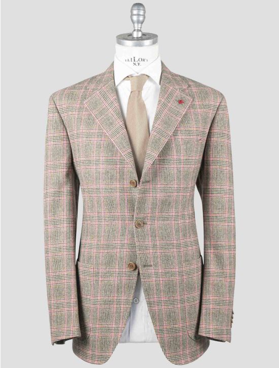 Isaia Isaia Multicolor Wool Cashmere Blazer Multicolor 000