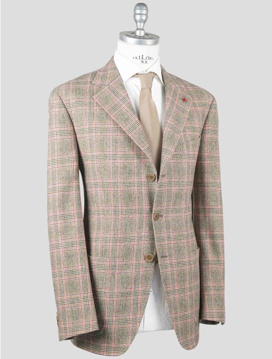 Isaia Isaia Multicolor Wool Cashmere Blazer Multicolor 001