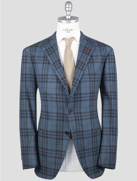 Isaia Isaia Multicolor Virgin Wool Blazer Multicolor 000