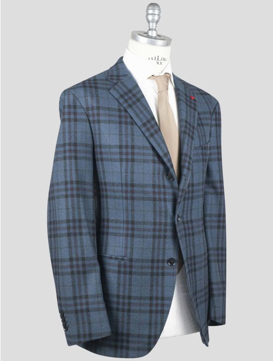 Isaia Isaia Multicolor Virgin Wool Blazer Multicolor 001