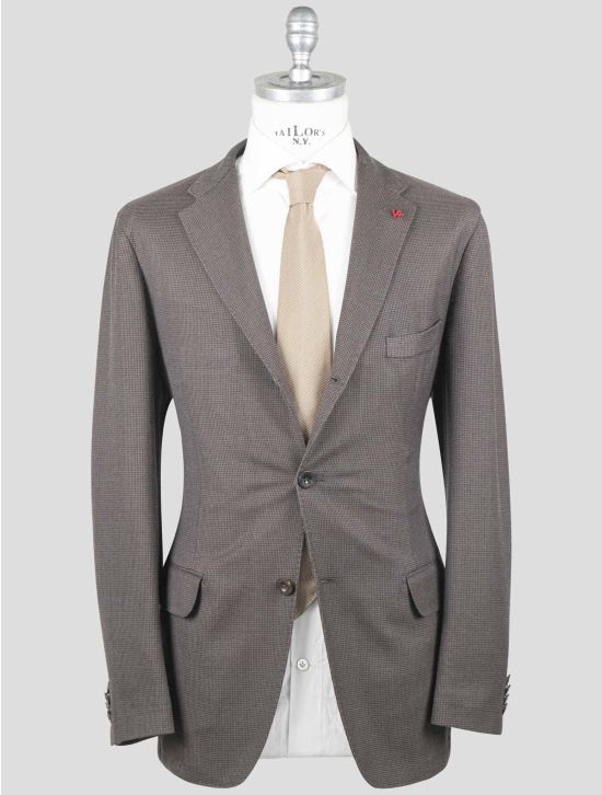 Isaia Isaia Brown Virgin Wool Blazer Brown 000