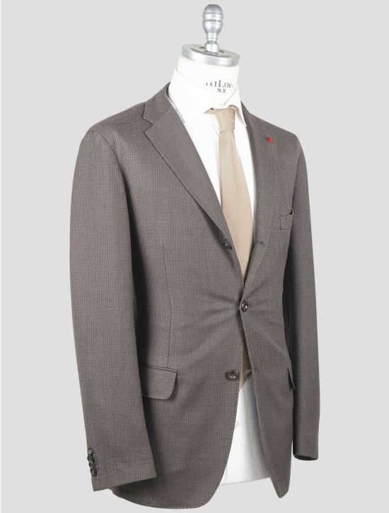 Isaia Isaia Brown Virgin Wool Blazer Brown 001