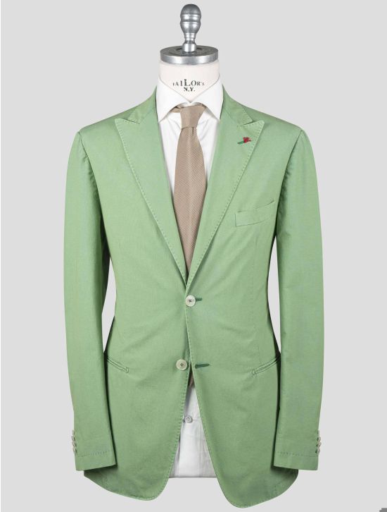 Isaia Isaia Green Cotton Blazer Green 000