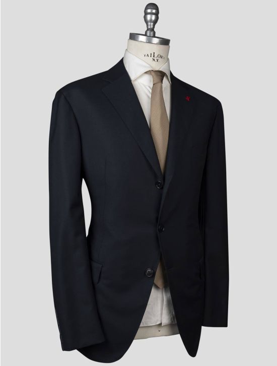 Isaia Isaia Blue Wool 150's Blazer Blue 001