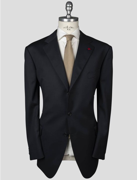 Isaia Isaia Blue Wool Blazer Blue 000