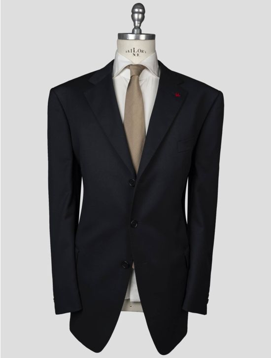 Isaia Isaia Blue Wool Blazer Blue 000