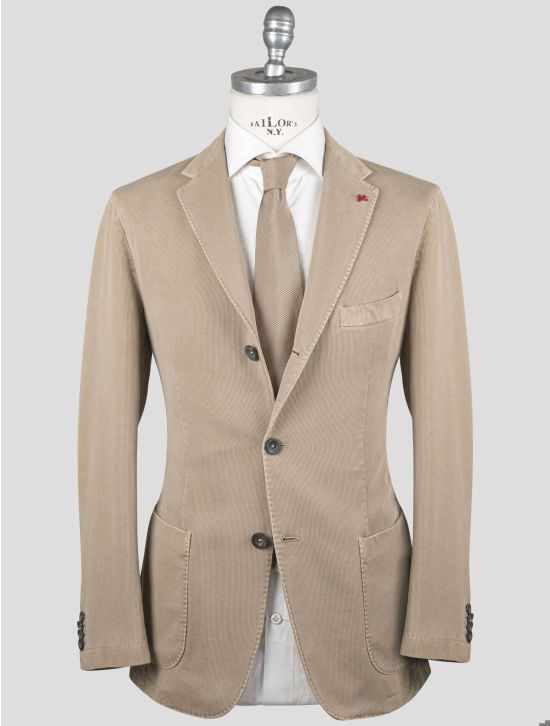 Isaia Isaia Beige Cotton Wool Blazer Beige 000