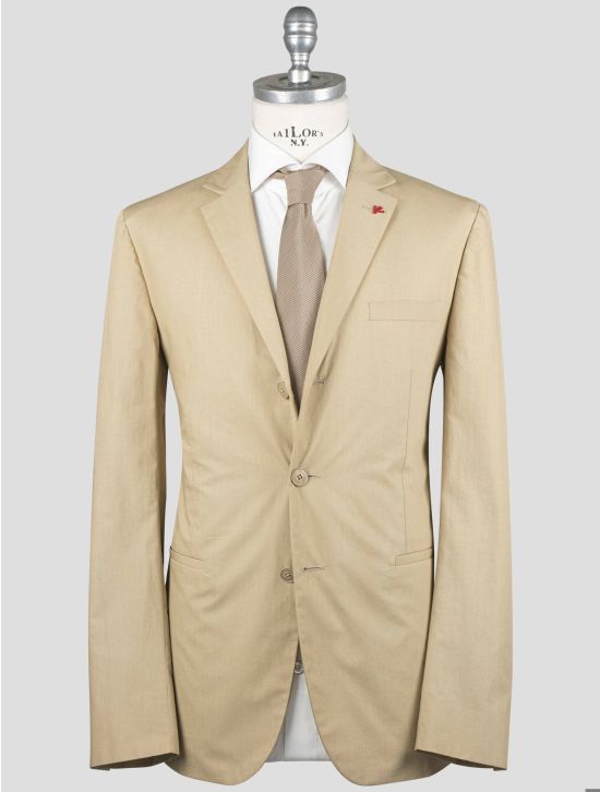 Isaia Isaia Beige Cotton Blazer Beige 000