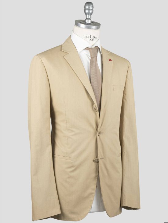 Isaia Isaia Beige Cotton Blazer Beige 001