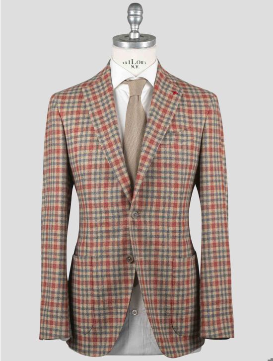 Isaia Isaia Multicolor Virgin Wool Blazer Multicolor 000