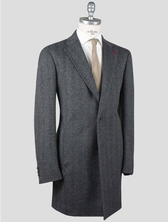 Isaia Isaia Gray Virgin Wool Blazer Gray 001