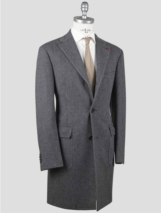 Isaia Isaia Gray Virgin Wool Blazer Gray 001