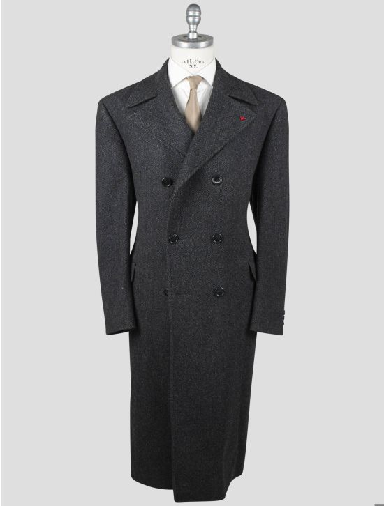 Isaia Isaia Gray Wool Overocat Gray 000