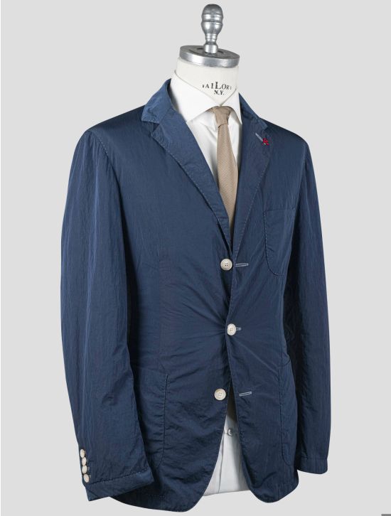 Isaia Isaia Blue Pa Coat Blue 001