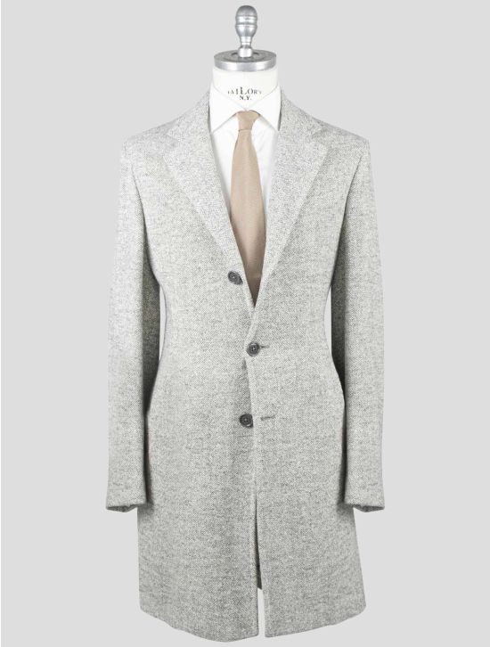 Isaia Isaia Gray Wool Overocat Gray 000