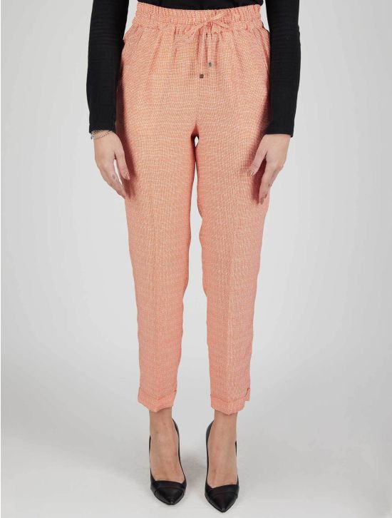 Kiton Kiton Pink Silk Pants Pink 000