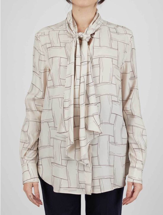 Kiton Kiton Beige Silk Shirt Beige 000