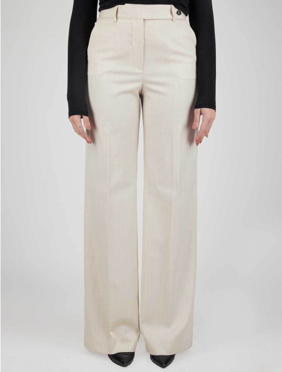 Kiton Kiton Beige Virgin Wool Pants Beige 000