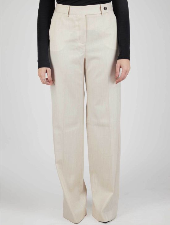 Kiton Kiton Beige Virgin Wool Dress Pant Beige 000