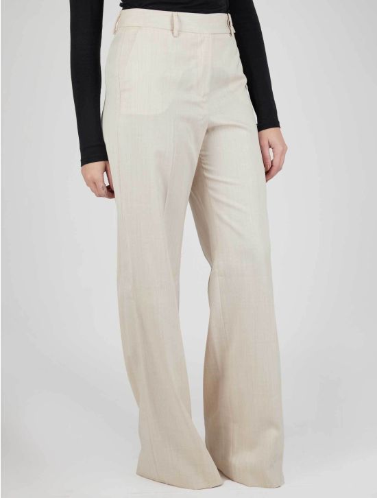 Kiton Kiton Beige Virgin Wool Dress Pant Beige 001