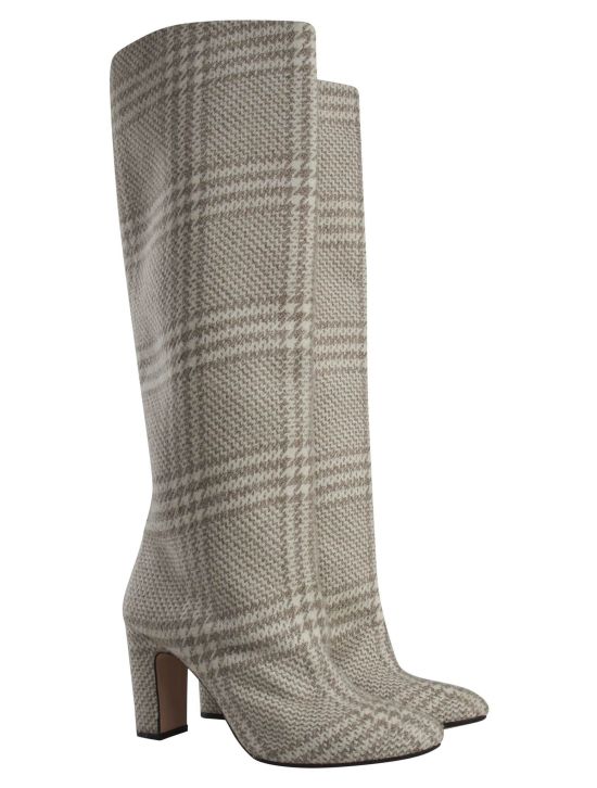 Kiton Kiton Multicolor Silk Cashmere Boots Multicolor 000