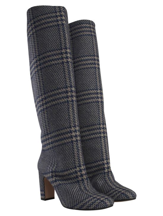 Kiton Kiton Multicolor Silk Cashmere Boots Multicolor 000