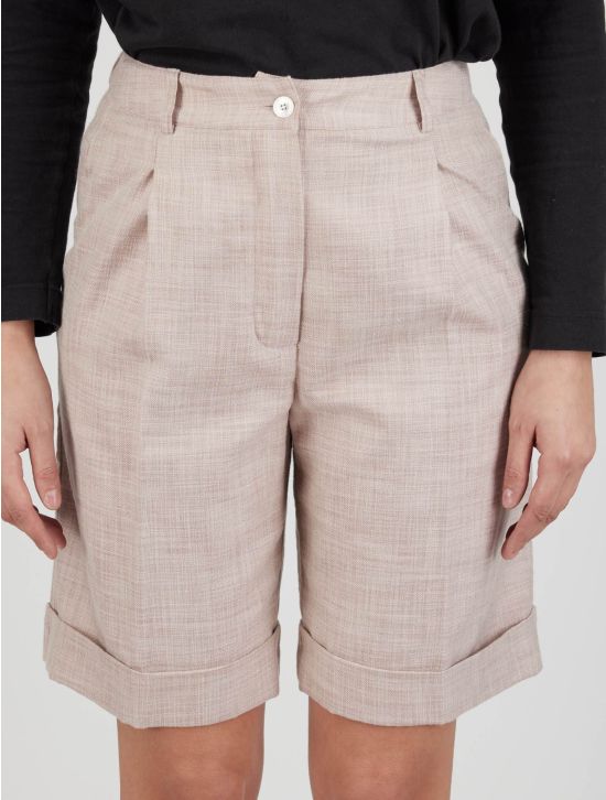 Kiton Kiton Pink Cotton Silk Short Pant Pink 000