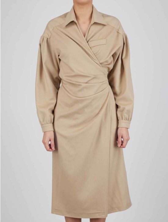 Kiton Kiton Beige Cashmere Dress Beige 000