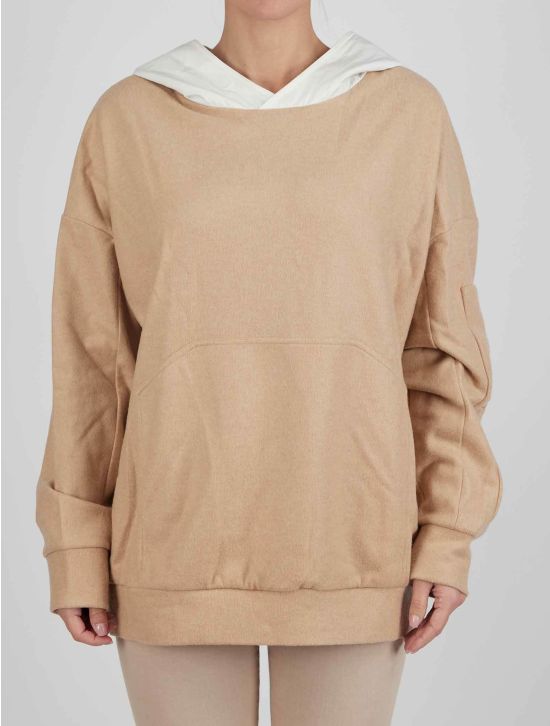 Kiton Kiton Beige Cashmere Sweater Hood Beige 000