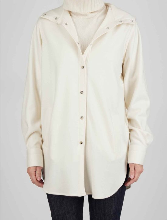 Kiton Kiton White Virgin Wool Shirt White 000